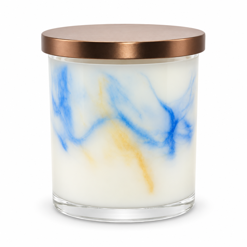 Collywobbles 8 oz marbled wax detail