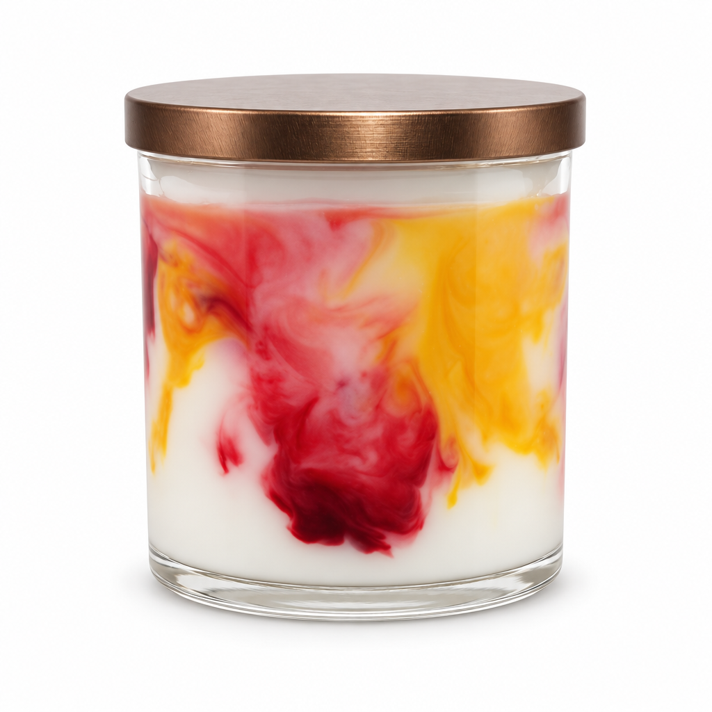 Canoodle 8 oz marbled wax detail